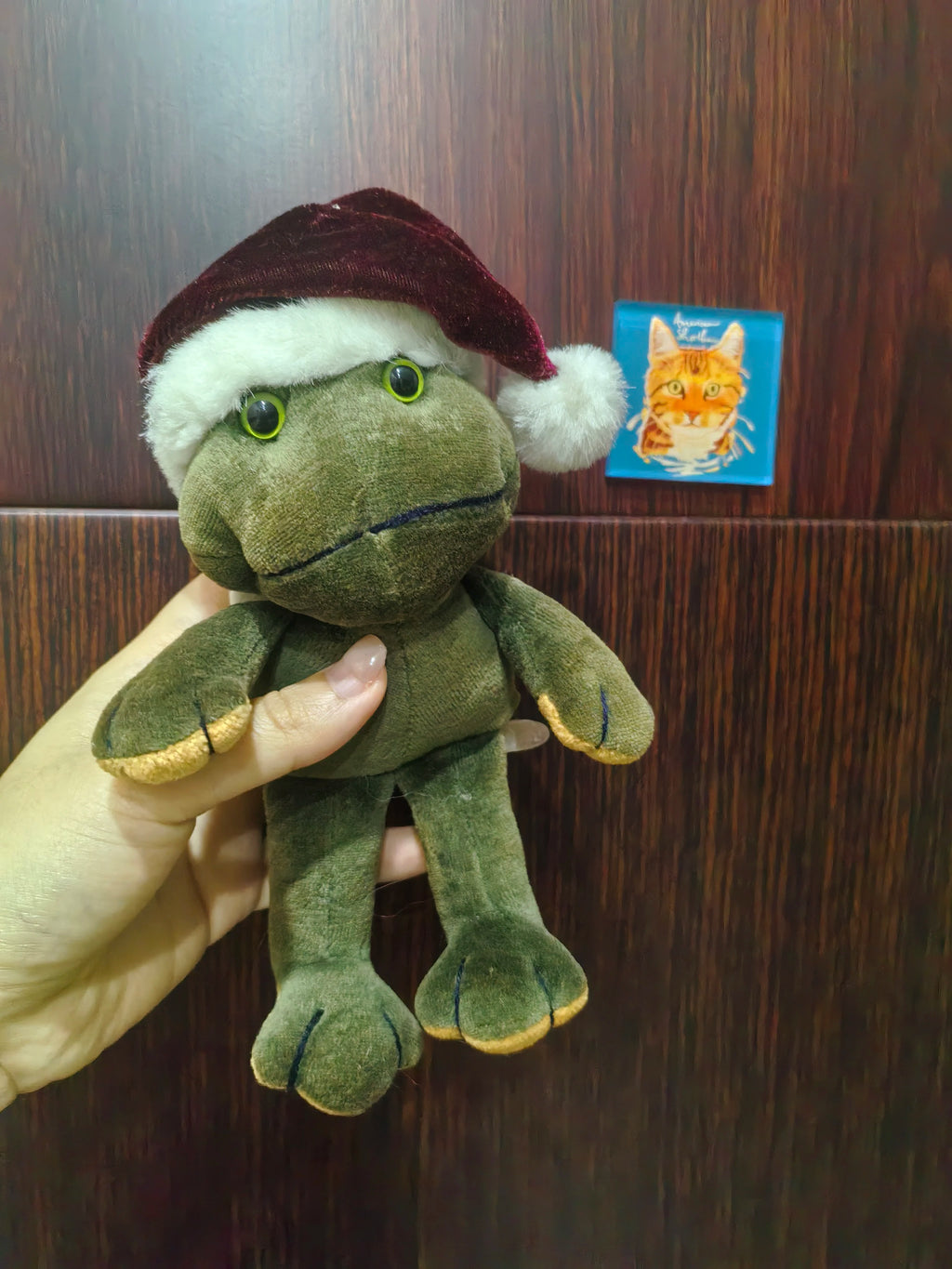 250926-toy-39 Frog Christmas Boyds Five Joints Teddy Bear Brand