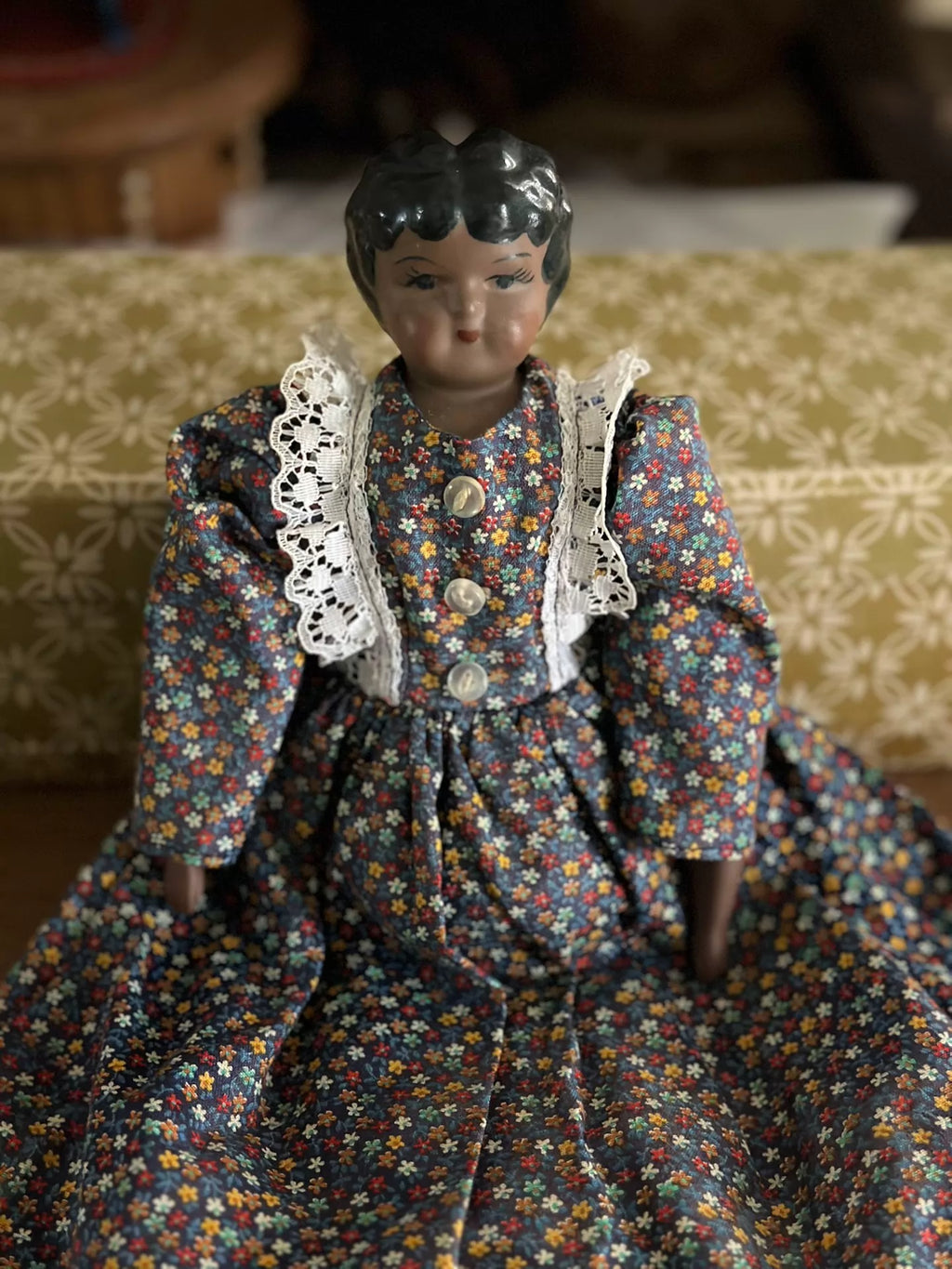 040926-doll-254 German porcelain head doll china doll replica