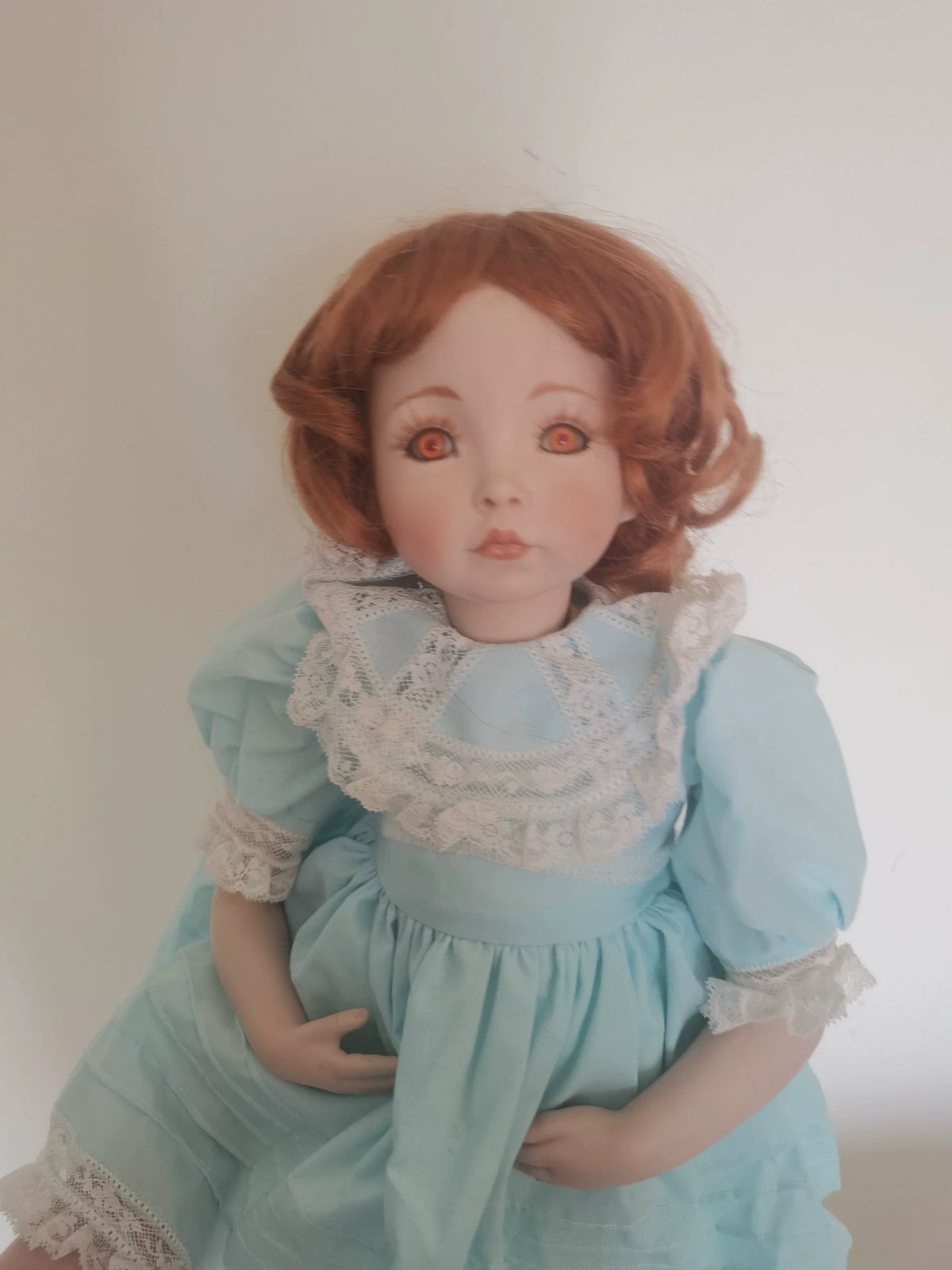 170926-toy-64 Dianna Effner Emily 1991 American Artist Doll 20" Cloth Body Porcelain Limbs