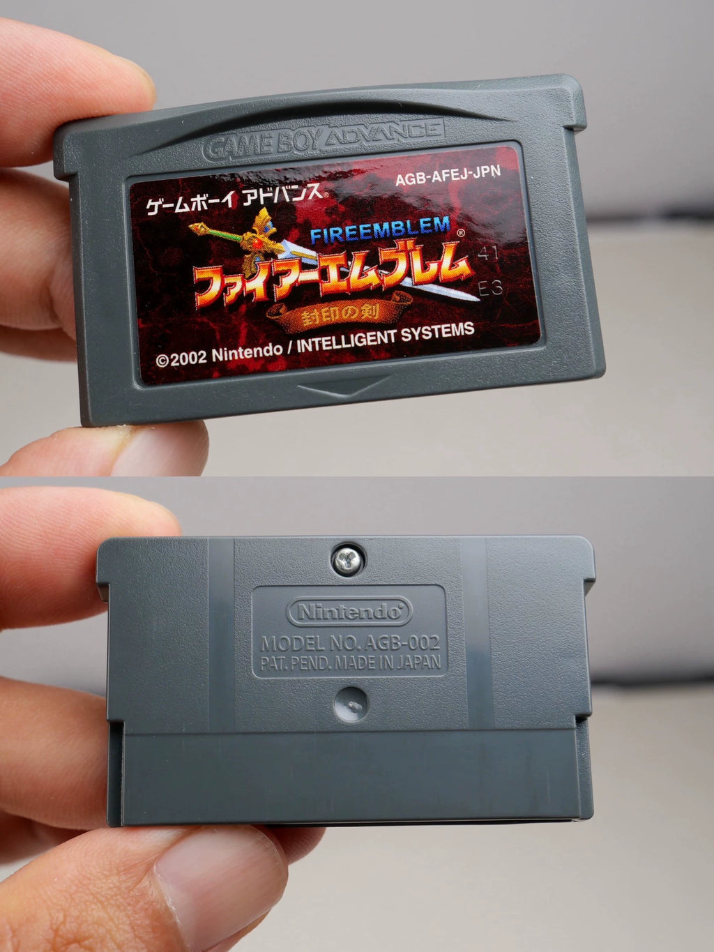 120926-toy-40 GBA game, flame emblem, seal sword, later reprinted double engraved chip memory version, all original, box said, rare, beautiful almost new, normal function, free shipping, no knife, send transparent protection box.