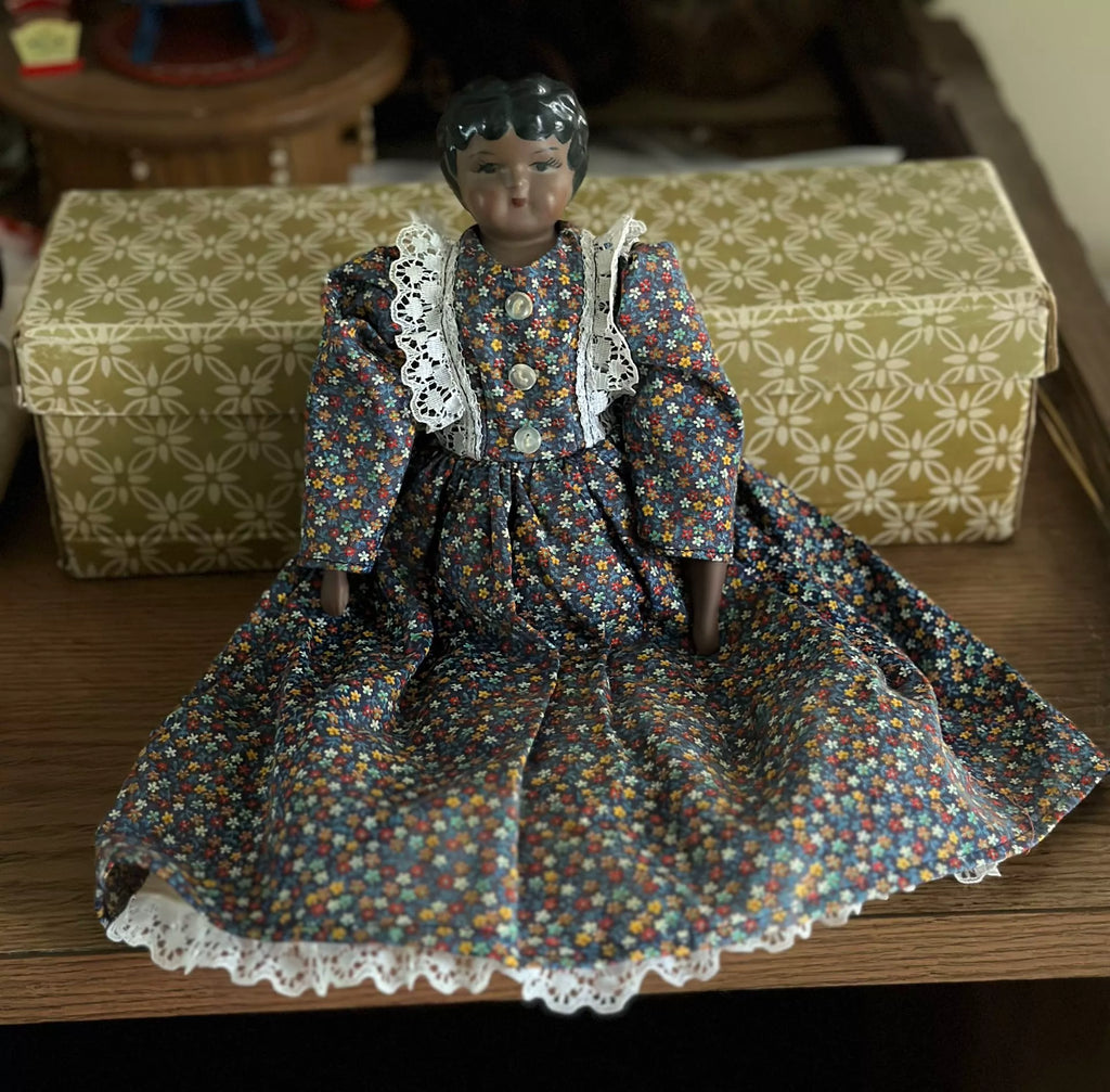 040926-doll-254 German porcelain head doll china doll replica