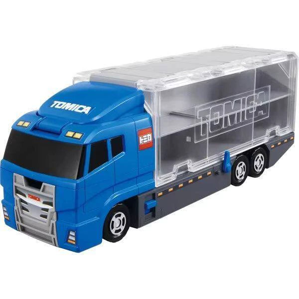 250926-toy-15 Tomica TOMY Domeika multifunctional storage vehicle blue container transport