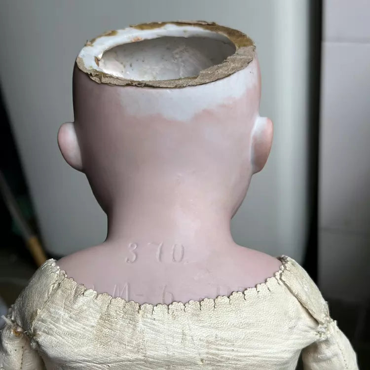 040926-doll-272 Antique German Soup Doll Armand Marseille 370DEP Cortex Body Doll