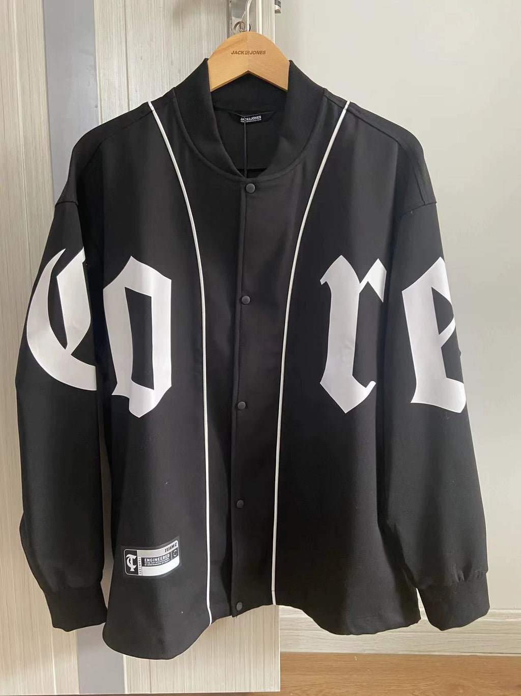 150926-toy-2 jack jones spring shirt men sports street casual baseball collar letter jacket men