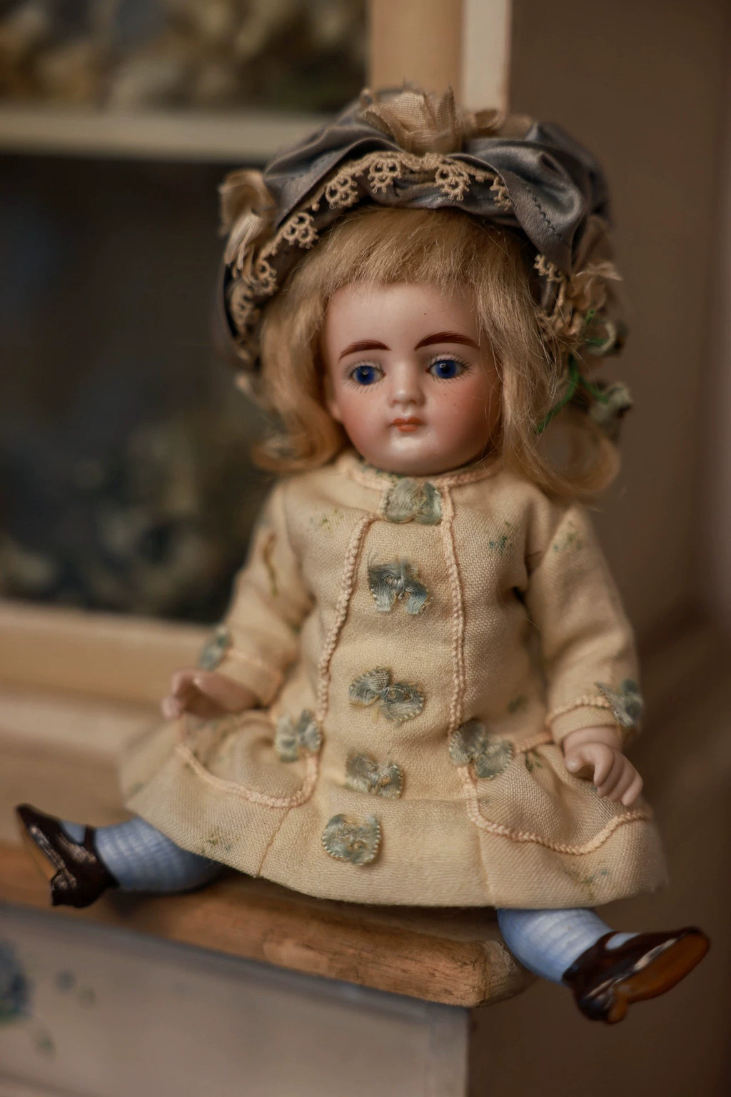 260926-toy-61 Kestner Antique Soup Dolls Photo Only Early Full Porcelain Shut Up German Cera