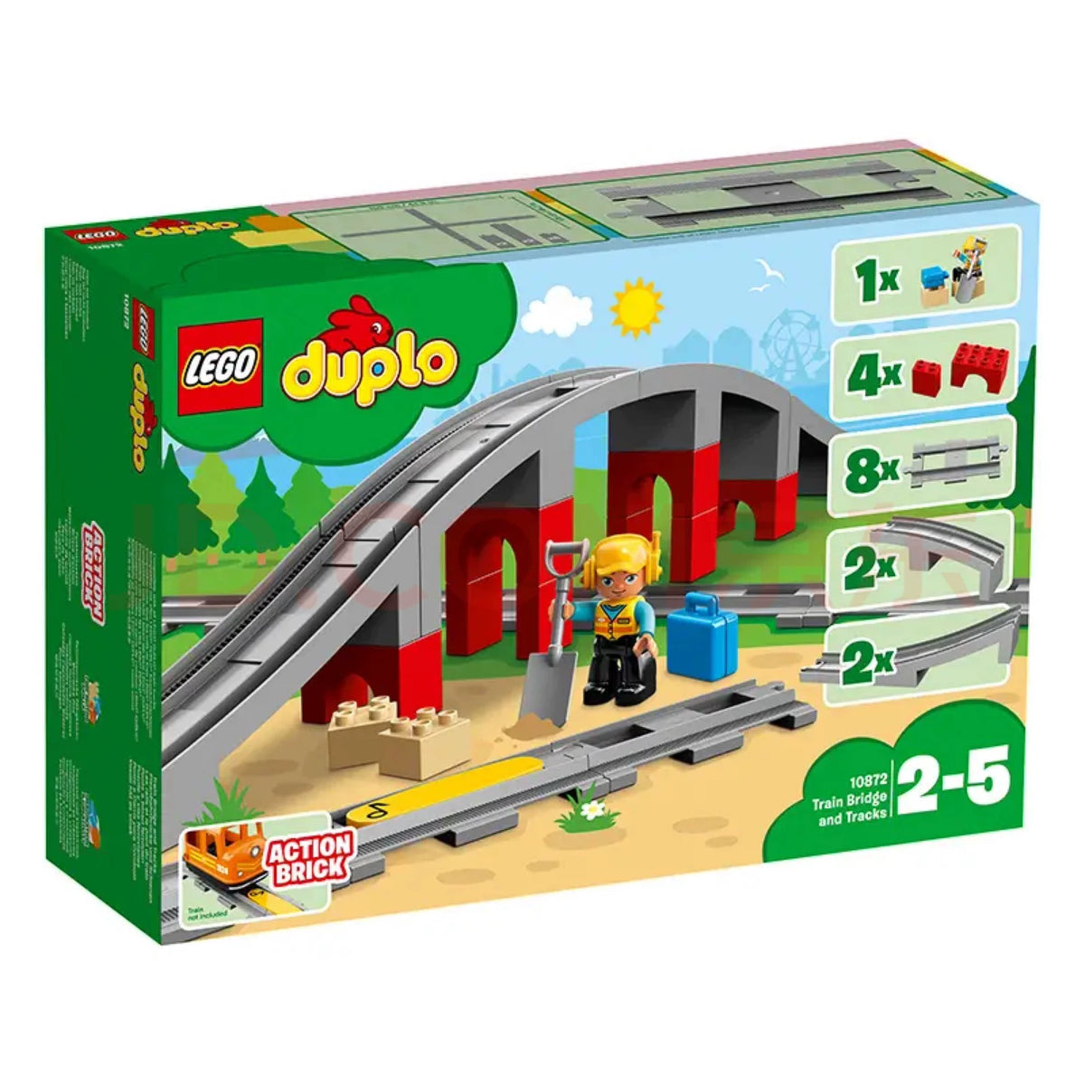 300926-toy-66 LEGO Smart Steam Train 10874 +10872 +108