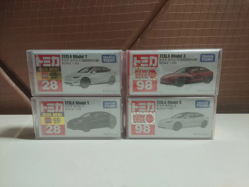 150926-toy-80 TOMICA 28 TESLA Model Y 98 TESLA Model 3