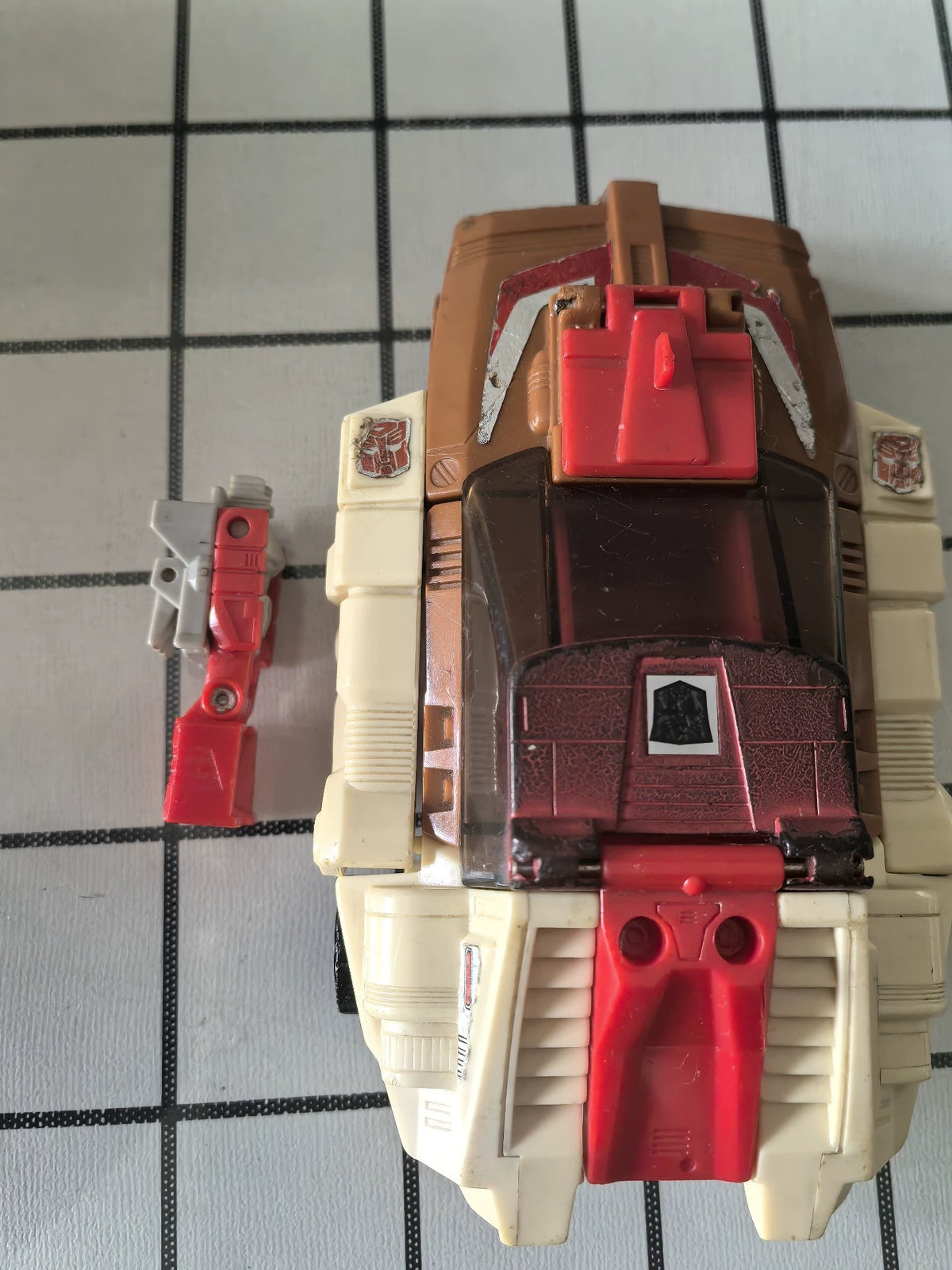 260926-toy-71 Transformers G1 leader warrior old toy Guo Wen Nanhai version no weapons the main b