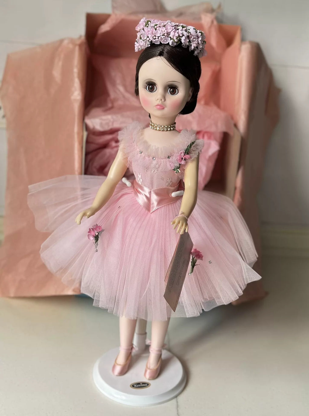 040926-doll-98 Antique Madame Alexander Doll Pink Ballet Dress High