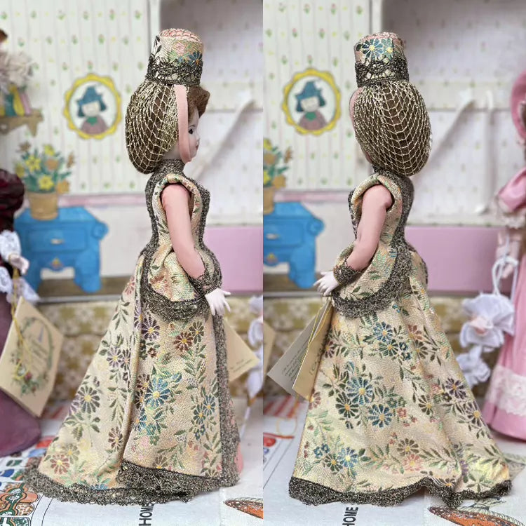 040926-doll-62 Western antique boudoir series French vintage thick soup full porcelain doll women porcelain doll