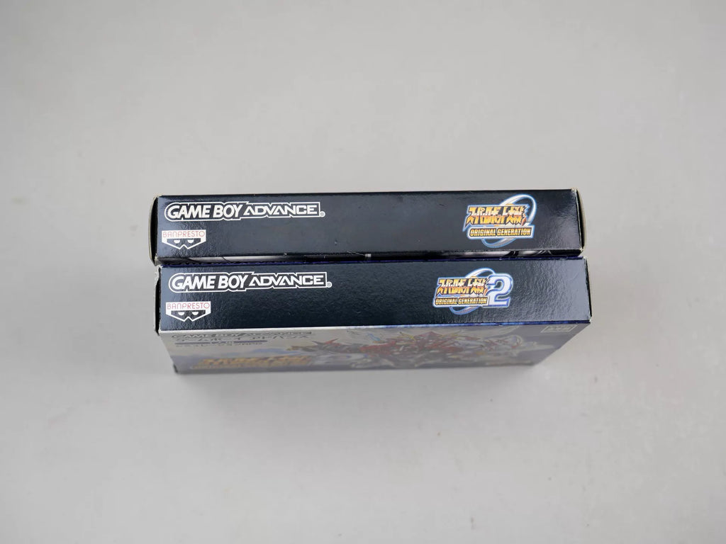 GBA game, Super Robot Wars OG1 + OG2. Original genuine cassette, as shown in the figure, the box is full, the state is good, the chip memory is normal, the two packages are priced, and the transparent protective box is delivered free of charge.