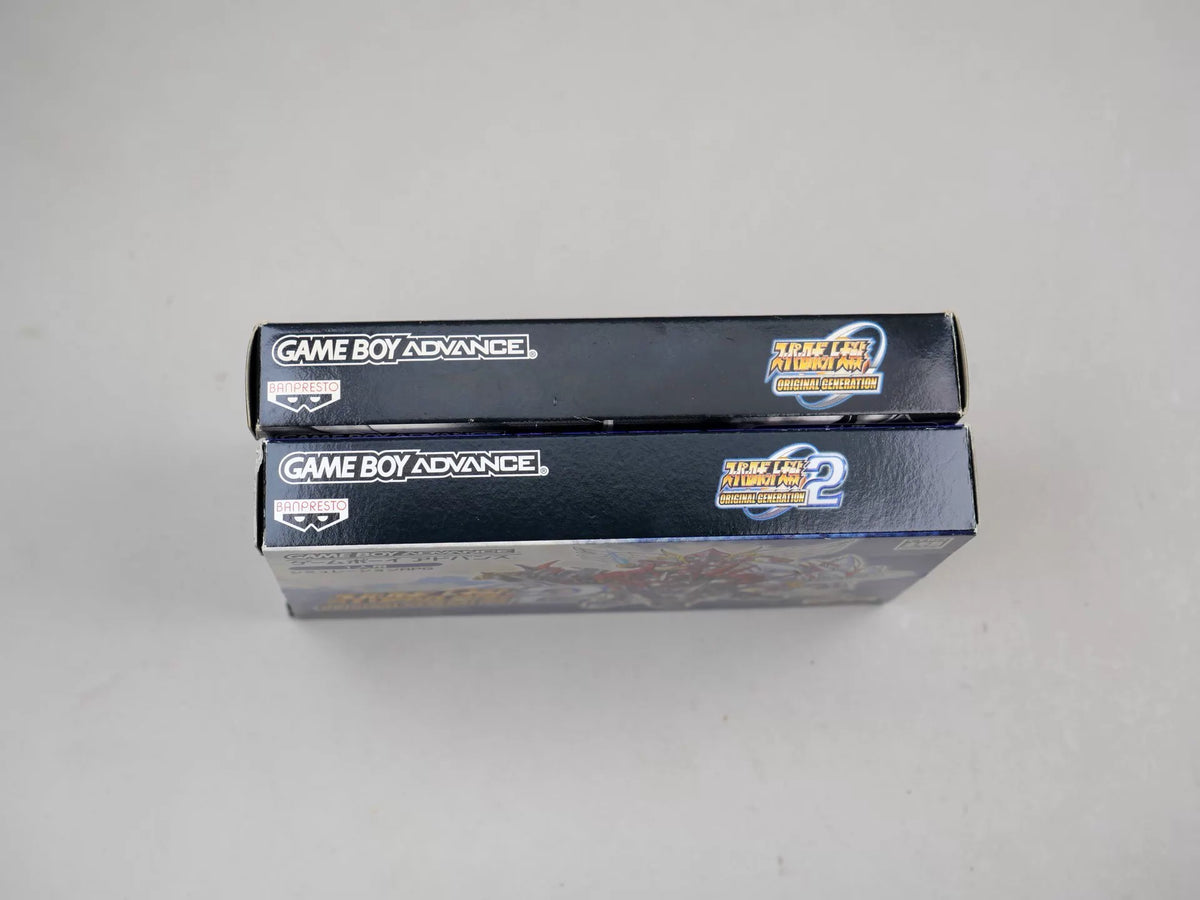 GBA game, Super Robot Wars OG1 + OG2. Original genuine cassette, as shown in the figure, the box is full, the state is good, the chip memory is normal, the two packages are priced, and the transparent protective box is delivered free of charge.