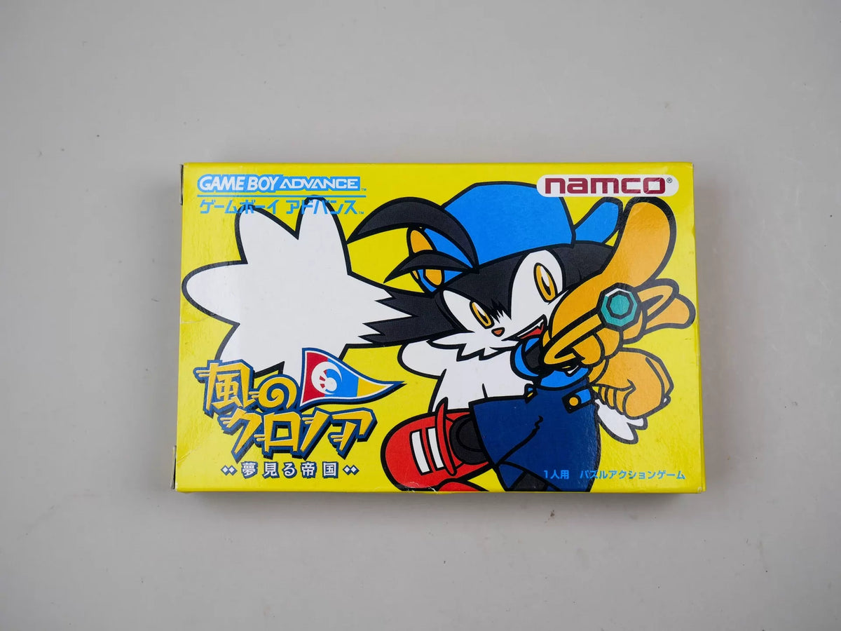 120926-toy-45 gBA game, Kronoa of the Wind, original medieval cassette, rare, color as shown in the picture, full box, good condition, a few traces of the box, chip memory, normal function, transparent protective box shipped.