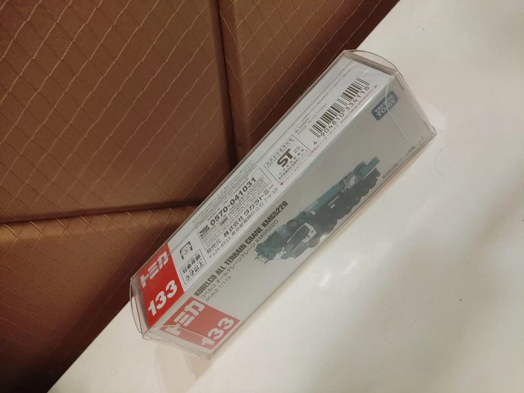 150926-toy-57 Tomica long car No. 133 Kobelco all terrain crane KMG5220