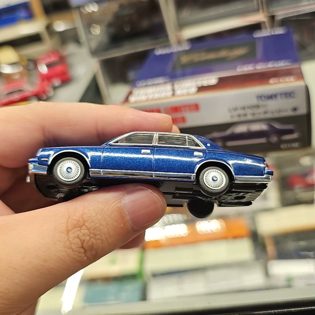 260926-toy-5 Tomica Limited Vintage TOMYTEC tlv 1/64 Neo Toyota Century LV-N105 blue box good accessories New