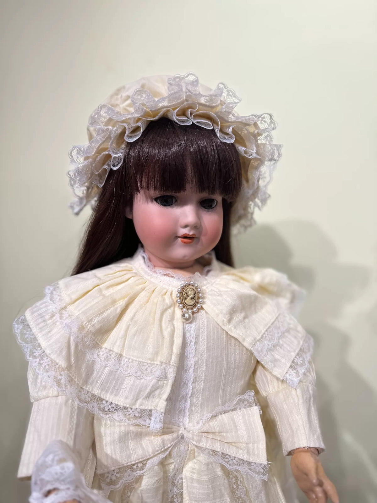 210926-toy-58 Antique Ceramic Doll German Centennial Soup Clothes