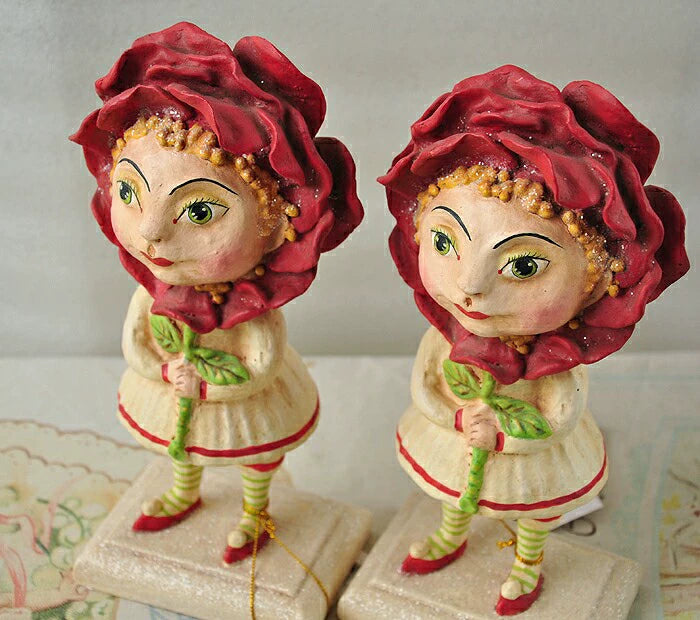 040926-doll-240 Spot Filipino Artist Pulp Doll Pink Clown Red Roses