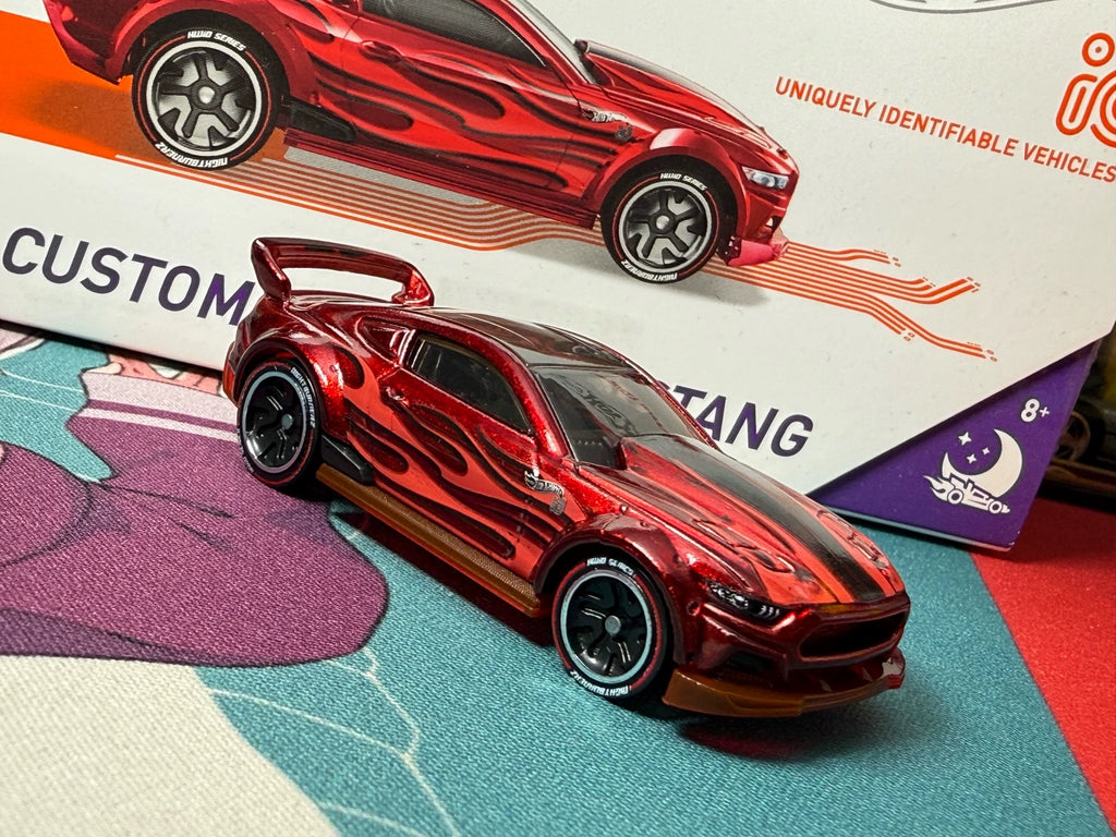 250926-toy-49 Hot Wheels id ford mustang red