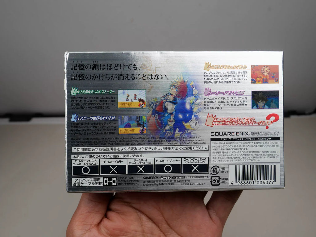 120926-toy-53 GBA games, Kingdom Hearts, Chains of Memory, Medieval Original Cassettes, Late GBA Masterpieces, Colorful as Pictures, Full Box, Good Condition, Cassette Chip Normal Function, Transparent Protective Box Shipped Included.