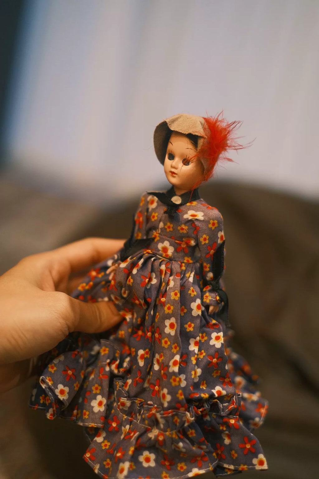 200926-toy-75 Blythe 古董娃娃德产赛璐璐 胶皮活眼 德产 Vintage西洋摆件 借浓汤全瓷 抱娃 小斜眼 林巴赫 肯斯特