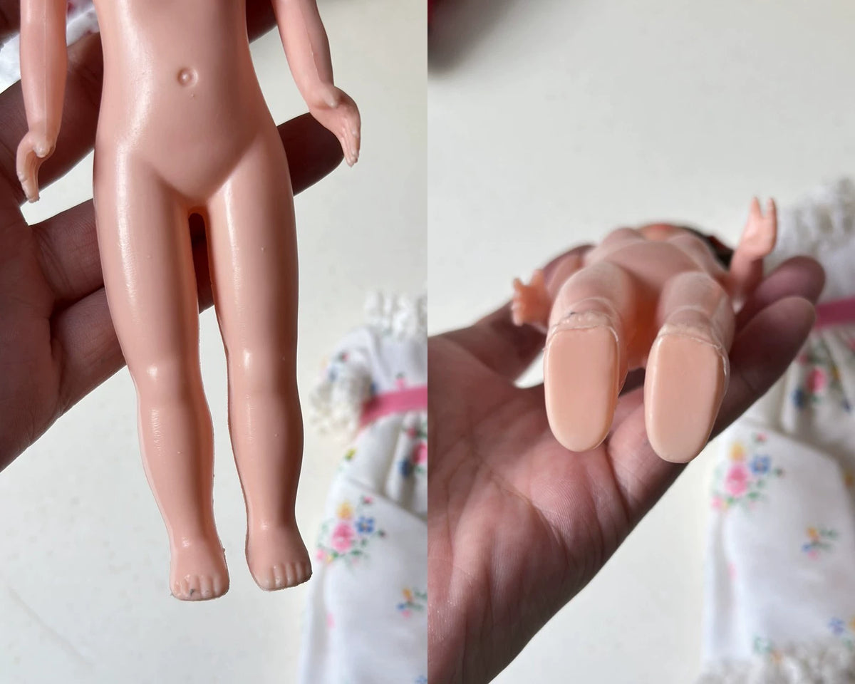 040926-doll-208 antique doll hong kong vintage rubber leather clone tammy tammy doll