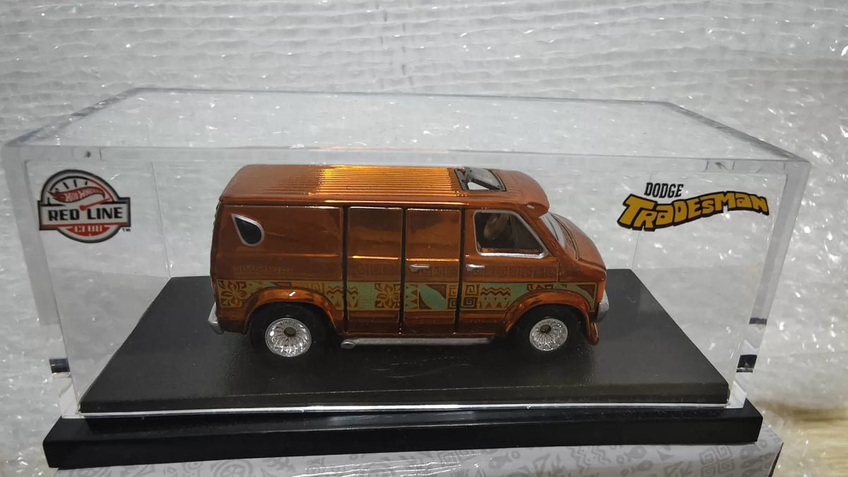 260926-toy-42 Hot Wheels RLC Only the door is dismantled and ground not lowered Red Line Club Dodge With Box