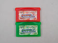 120926-toy-46 GBA game, Pokemon, fiery red leaf green, original genuine, naked card, color as shown. The cartridge is in good condition, the chip memory is normal, the function is two packages are priced, and two storage boxes are delivered.