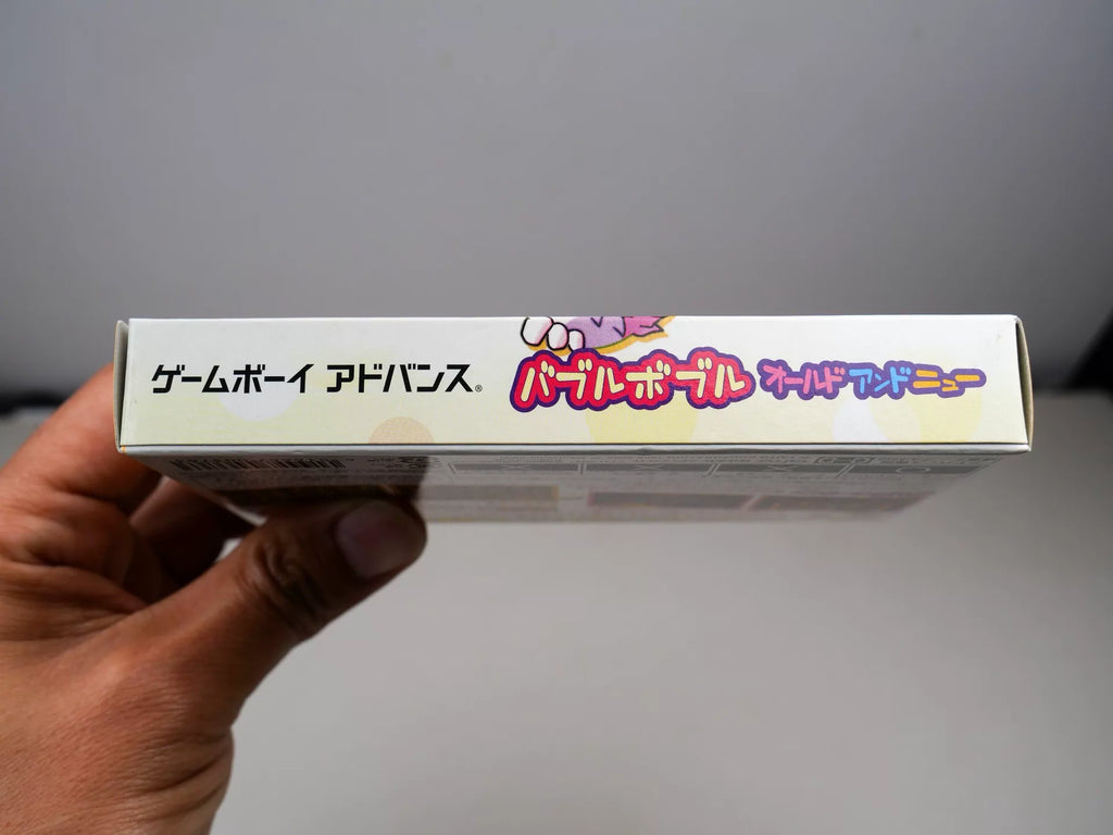 GBA game, Bubble Dragon old&new, original and genuine, as shown in the picture, the box says all American, the state is beautiful, the memory function of the cartridge chip is normal, and the transparent protection box is delivered free of charge.