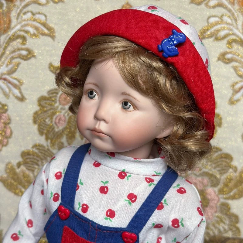 040926-doll-263 Medieval Ceramic Doll Dianna Effner Drawing Eye Doll Kayla Little Girl