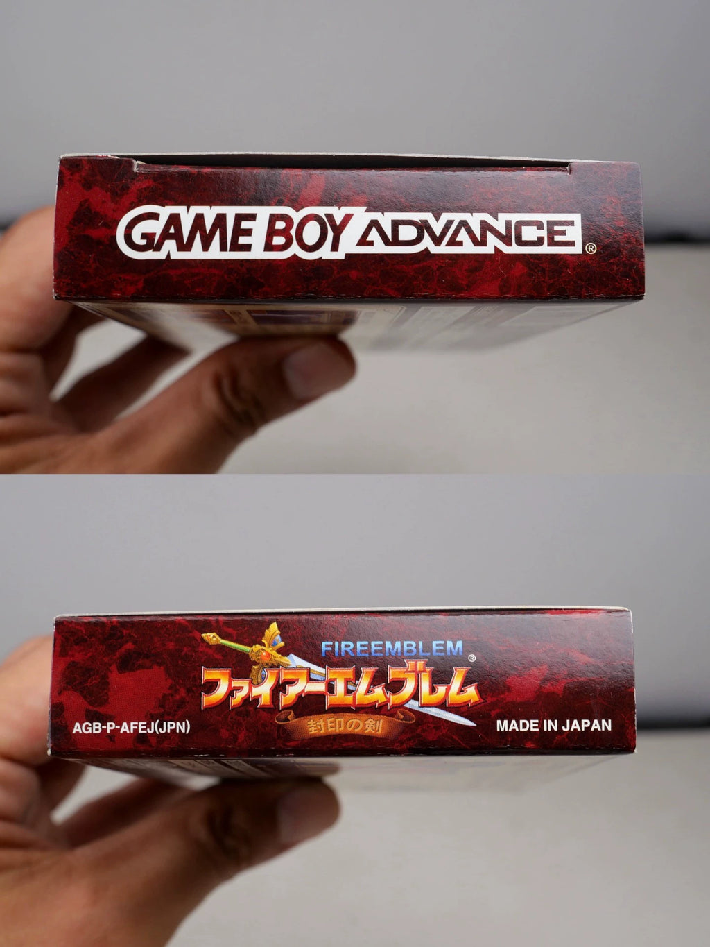 120926-toy-40 GBA game, flame emblem, seal sword, later reprinted double engraved chip memory version, all original, box said, rare, beautiful almost new, normal function, free shipping, no knife, send transparent protection box.
