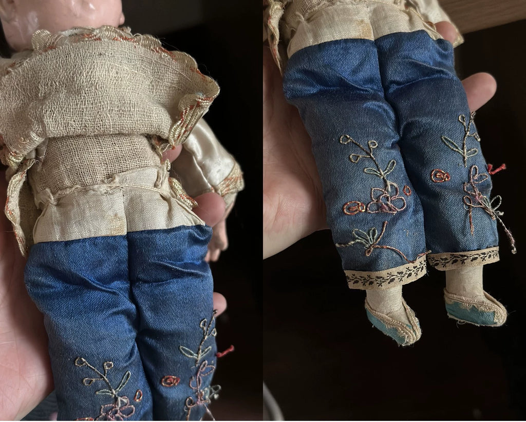 040926-doll-16 Chinese Qing Dynasty Doll Embroidered Puppet Nostalgic Doll