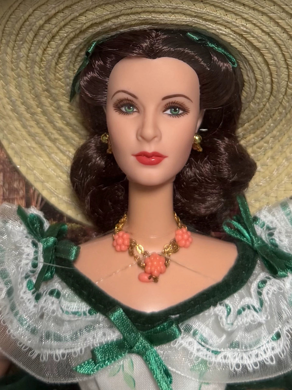 180926-toy-15 Barbie Gone with the Wind Picnic Dress Out of Print Collector's Edition Scarlett O Hara Barbecue at Twelve