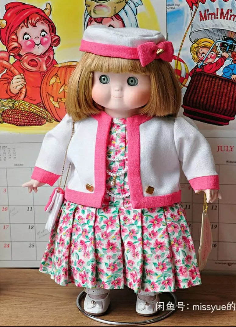 040926-doll-22 Antique Porcelain Doll Dolly Dingle Dolly Fat Tomato Soup Floral Doll
