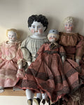 040926-doll-294 Antique German Special Hairstyle Porcelain Head Doll China Doll