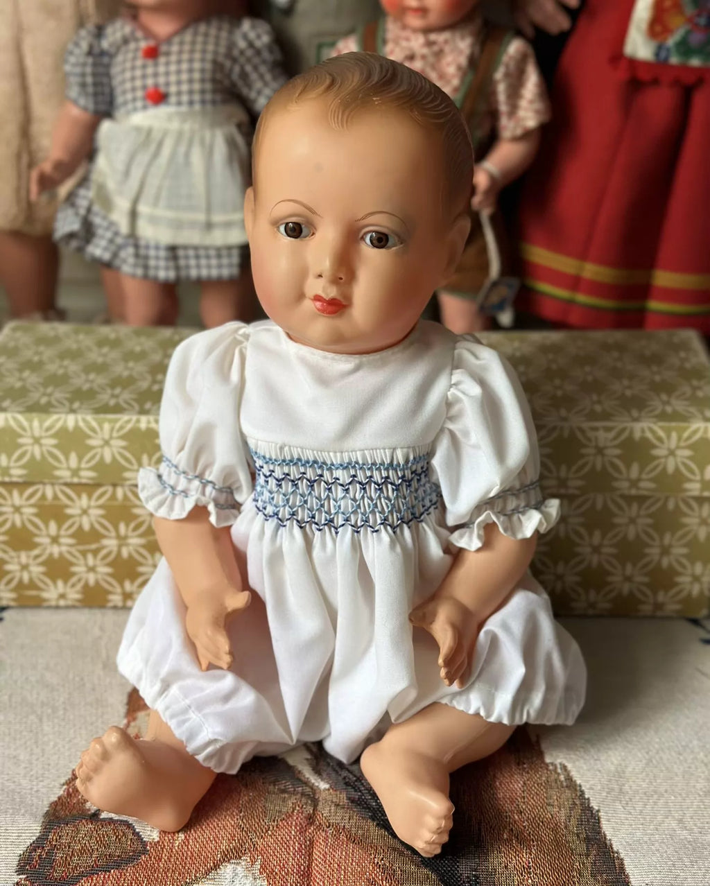 040926-doll-72 Antique French Celluloid Eagle Glass Eye Doll
