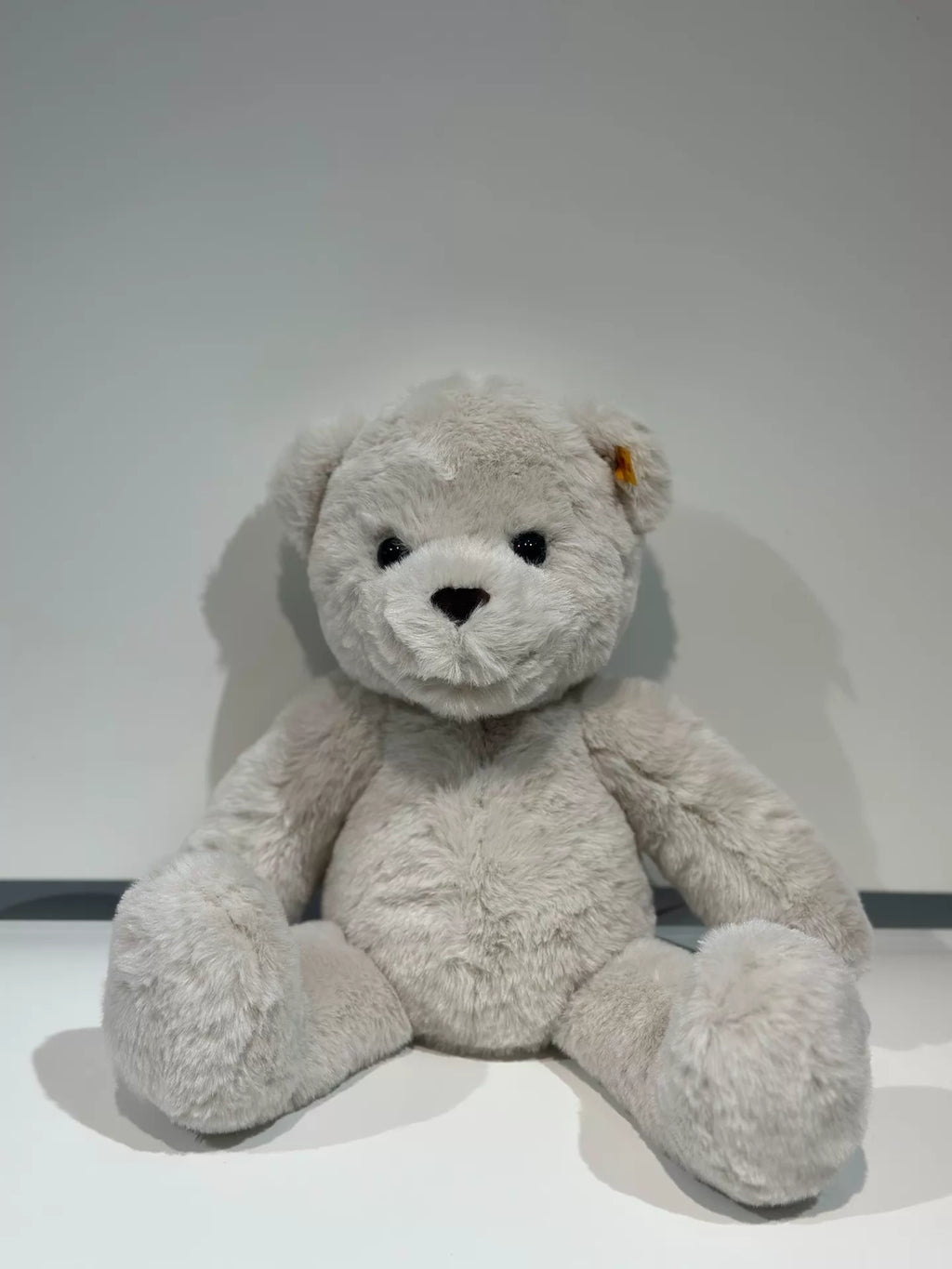 260926-toy-18 Steiff counter teddy bear Robbie plush doll brand with hang tag 42cm size sof With Box