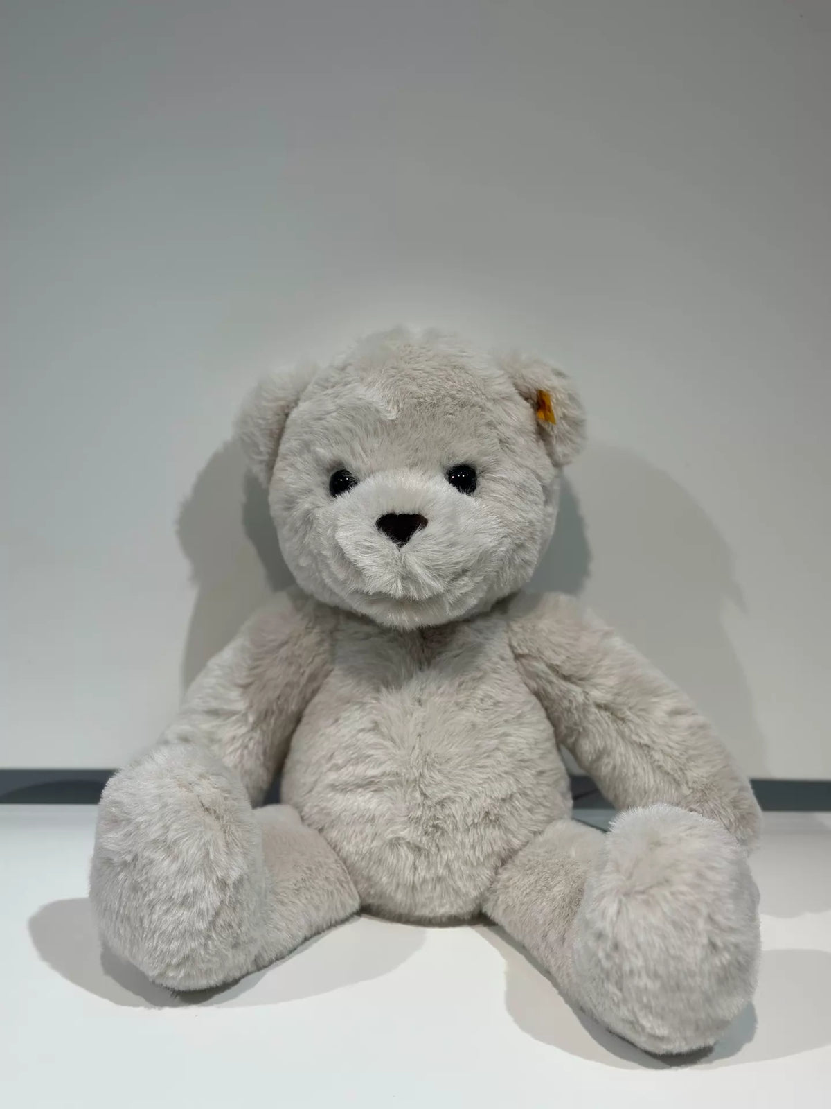260926-toy-18 Steiff counter teddy bear Robbie plush doll brand with hang tag 42cm size sof With Box