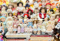 210926-toy-63 German bisque doll small cross-eyed ceramic antique mini all-ceramic