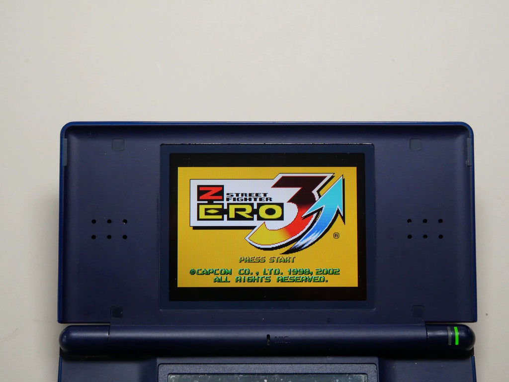 120926-toy-18 GBA game, Street Fighter, Junior ZERO3, original genuine cassette, naked card without packaging box, as shown in the picture, the is in good condition, chip memory, normal function, free shipping One storage box.