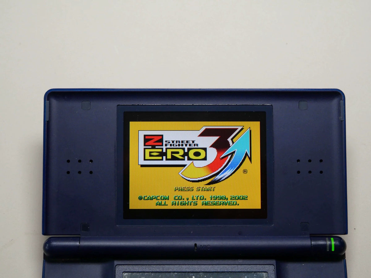 120926-toy-18 GBA game, Street Fighter, Junior ZERO3, original genuine cassette, naked card without packaging box, as shown in the picture, the is in good condition, chip memory, normal function, free shipping One storage box.