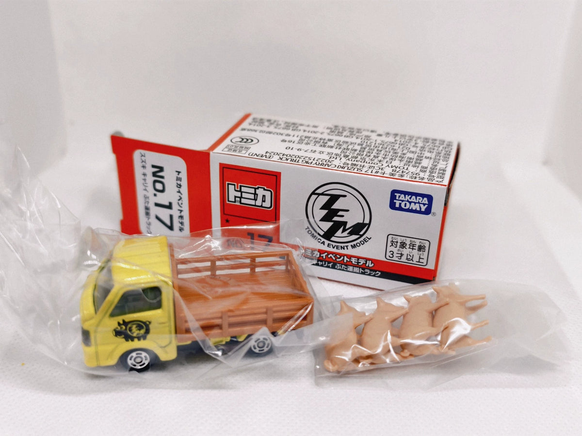 200926-toy-12 Tomica show 17 limited pig truck alloy material with original box complete pa