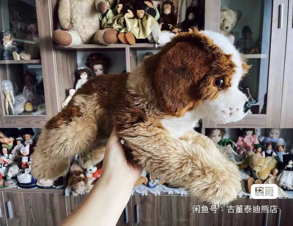 210926-toy-32 Steiff Oversized Antique Toy Doll Teddy Bear Sleepy Party Dog