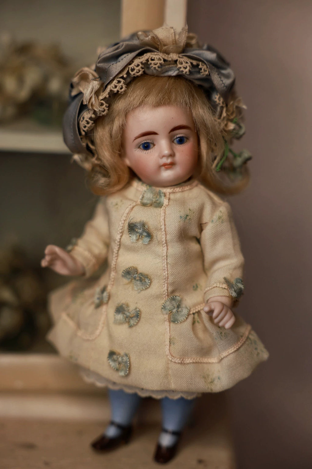 260926-toy-61 Kestner Antique Soup Dolls Photo Only Early Full Porcelain Shut Up German Cera