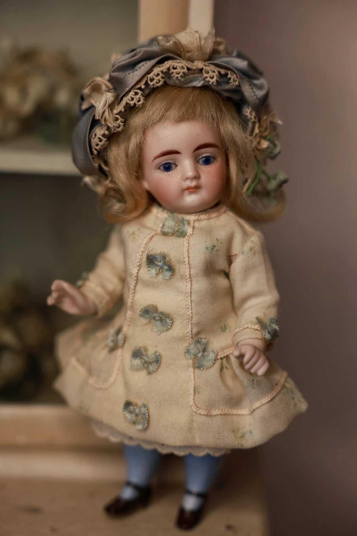 260926-toy-61 Kestner Antique Soup Dolls Photo Only Early Full Porcelain Shut Up German Cera