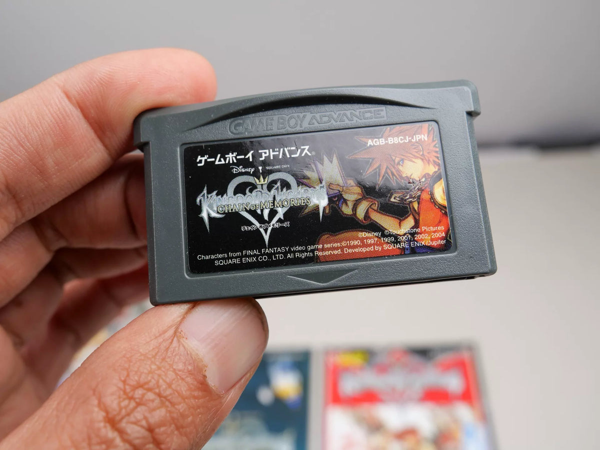 120926-toy-53 GBA games, Kingdom Hearts, Chains of Memory, Medieval Original Cassettes, Late GBA Masterpieces, Colorful as Pictures, Full Box, Good Condition, Cassette Chip Normal Function, Transparent Protective Box Shipped Included.