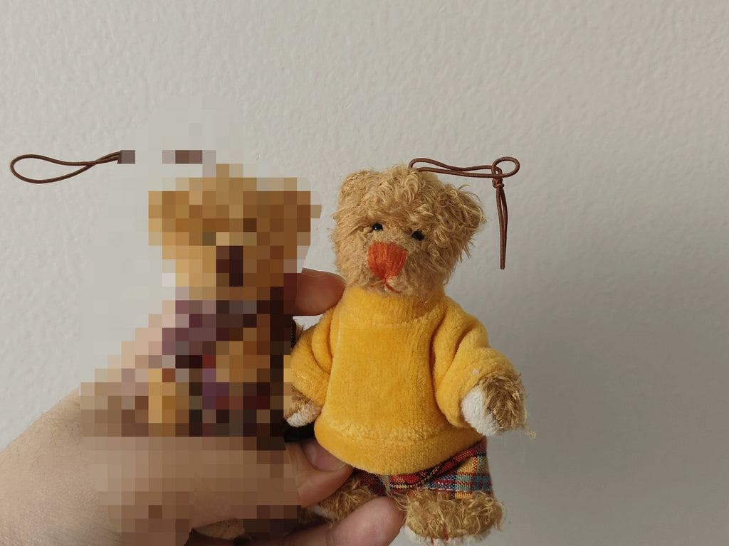 200926-toy-49 Charlie Bear dolls two give an extra piece of clothing worn by the med
