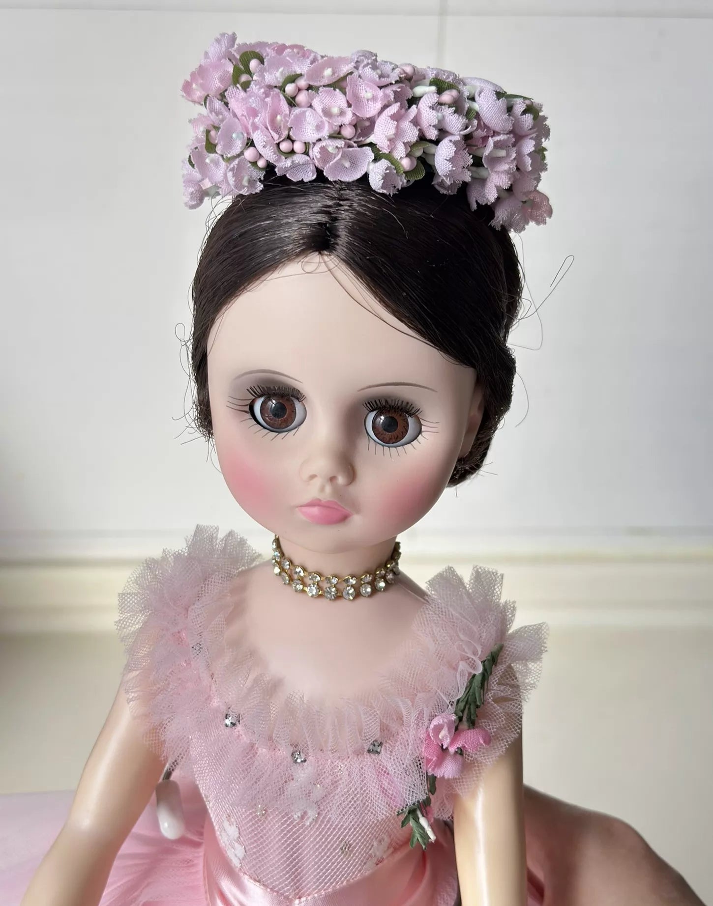 040926-doll-98 Antique Madame Alexander Doll Pink Ballet Dress High
