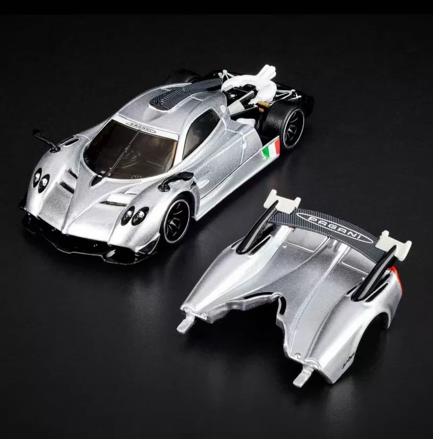200926-toy-64 Hot Wheels RLC Pagani Huayra Silver Flowers