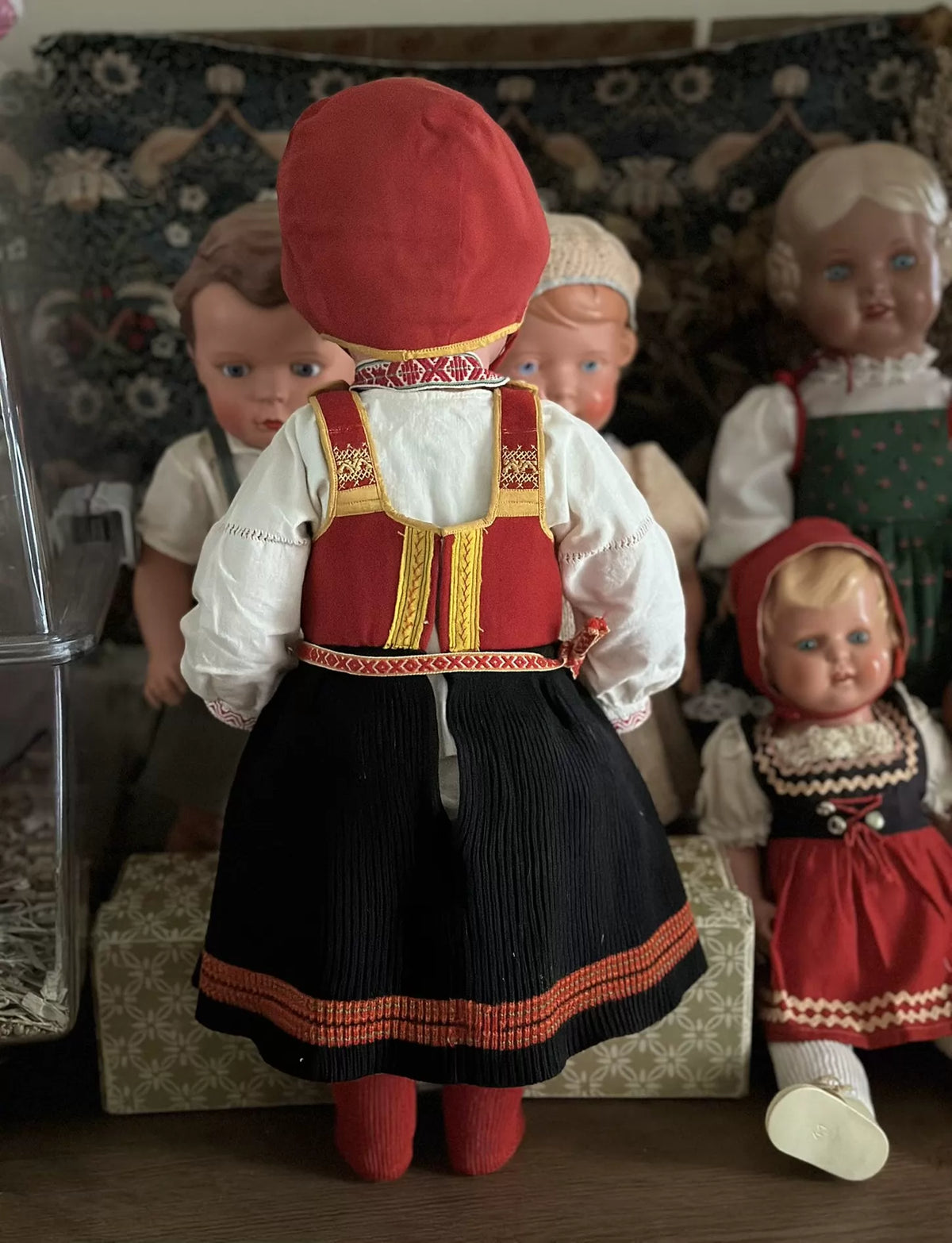 040926-doll-280 Antique German Cellulo Doll Little Turtle Glass Eye Doll