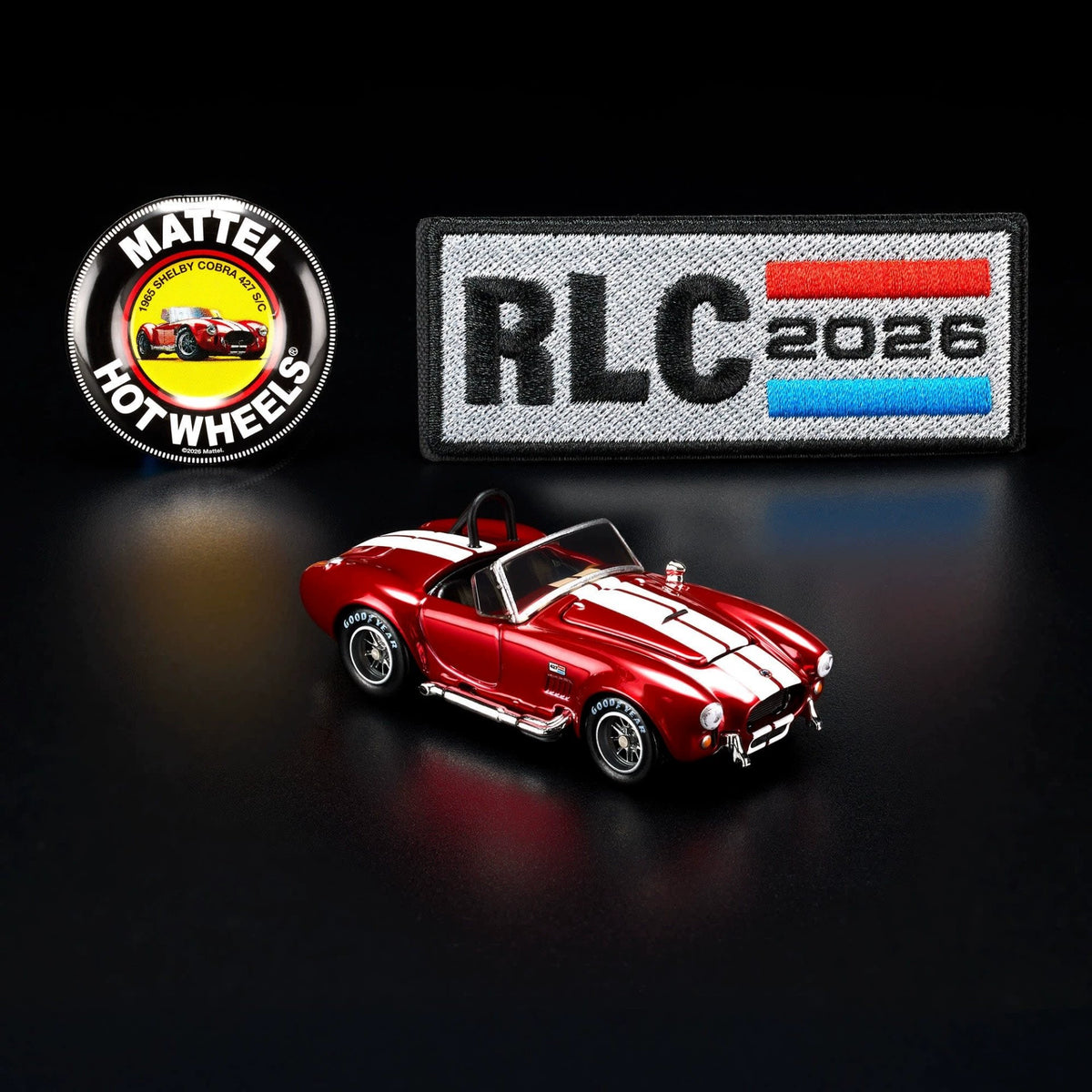 250926-toy-52 Hot Wheels RLC Shelby 427 26-year membership car with bottle cap subsidy